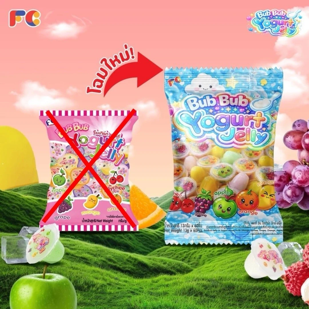 Bub Bub ဒိန်ချဉ် ဂျယ်ရီ(1x12x60)